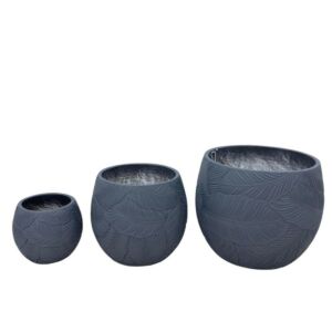 طقم مركن زرع 3 قطع سايا - ازرق