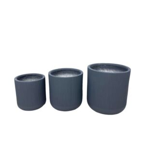 طقم مركن زرع 3 قطع شينزو - ازرق