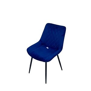 كرسي طعام سيدار لون ازرق