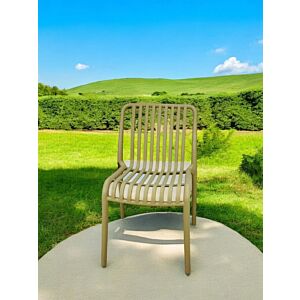 كرسي مفرد خارجي لون بيج