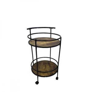 عربة تقديم وانول خشب