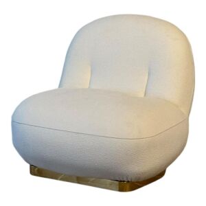 كرسي مفرد همستر - أبيض