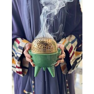 مبخرة كلاسي اخضر - صغير