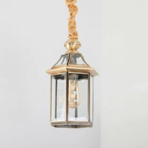 اضاءة معلقة فانوس دوبيا مقاس كبير نحاسي