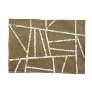 لبادة صحون ستاج - بني وابيض