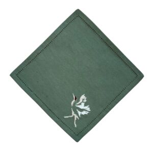 منديل طاولة مطرز اريا - اخضر ومتعدد الالوان