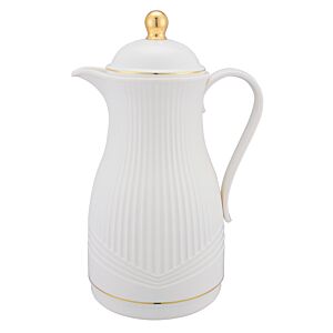 ترمس شاي  قهوة 1  لتر عاجي