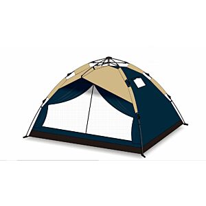 خيمة بوران بطبقة واحدة سريعة الفتح لأربعة أشخاص   متعدد الألوان