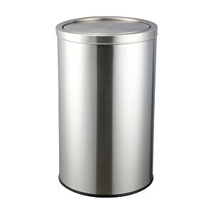 سلة نفايات الفا بت - فضي