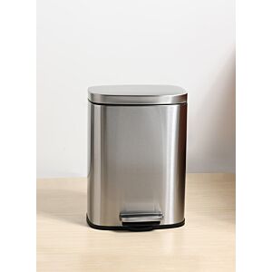 سلة نفايات البا 20 لتر - فضي