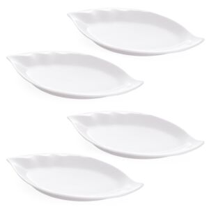 صحون تقديم 4 قطع فيليز - ابيض
