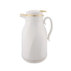 ترمس للشاي والقهوة سعة 2 لتر كاندل - بيج وذهبي