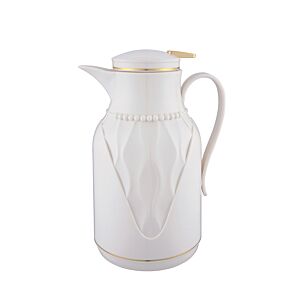 ترمس للشاي والقهوة سعة 2 لتر بريك - بيج وذهبي