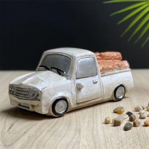 تحفة ديكور من السيراميك - شاحنة