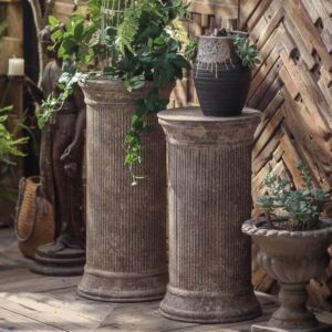 ديكور ارضي شكل اعمدة قطعتين