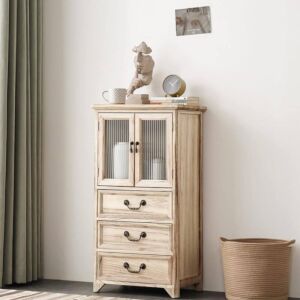 خزانة جانبية خشب كاندري - 3 درج