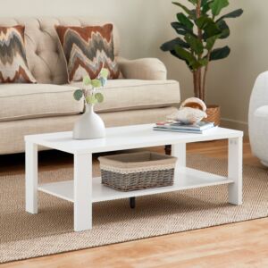 طاولة قهوة بطابقين من سالفا