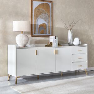 خزانة جانبية بسطح من الحجر الملبد من بيريل