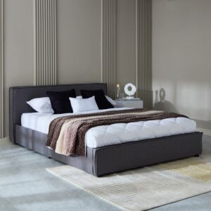 سرير كوين منجد بمساحة تخزين هيدروليك من كولتورب - 160x200 سم