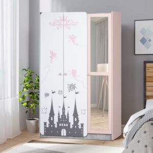 دولاب ملابس 3 أبواب بمرآة من بيكسي