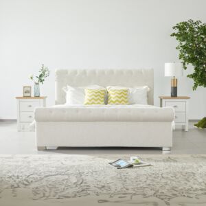 سرير كوين منجّد من لوسيانا - 160x200 سم