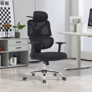 كرسي مكتب قابل للتعديل بمسند ظهر مرتفع دينفر