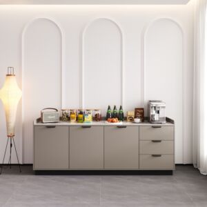 وحدة تخزين بـ3 أبواب و3 أدراج وسطح من الحجر الملبّد من لينتون