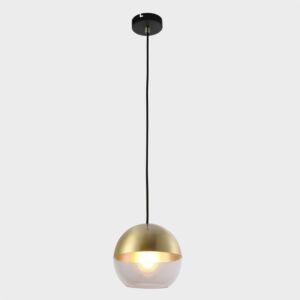 انارة معلقة فيزا ذهبي وشفاف كرة