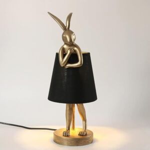 ابجورة طاولة أرنب متكتف صغير - ذهبي