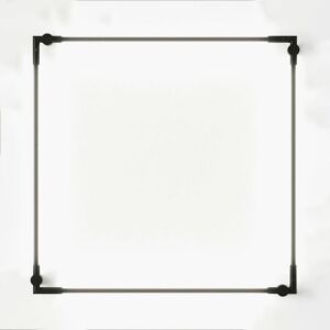 اضاءة جدارية جونيبر مربع - اسود