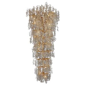 ثريا علاقي سيريب مورال كريستال طولية - ذهبي