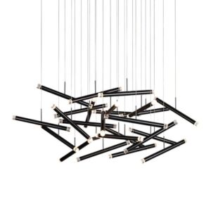 إنارة معلقة تيوبان - اسود