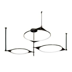 إنارة معلقة لطش برونو - اسود وذهبي