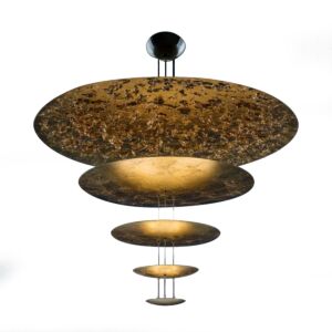 ثريا كاتيلاني دائرية ذهبي 54 وات