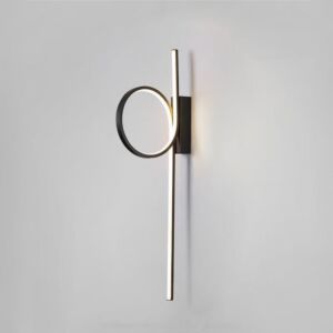 اضاءة جداري مسار مودرن اسود