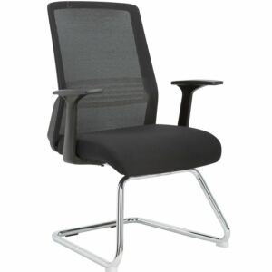 كرسي مكتب ثابت باور - اسود