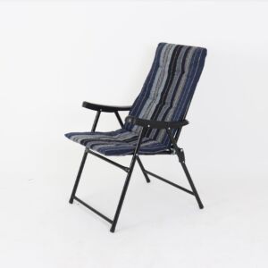 كرسي مفرد مبطن قابل للطي كوستا - ازرق ومتعدد الالوان