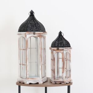 طقم فانوس كرنفال - ابيض واسود