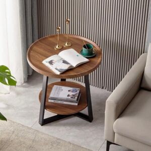 طاولة جانبية سكاي - بني واسود