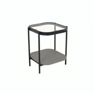 طاولة جانبية شوجر - رمادي