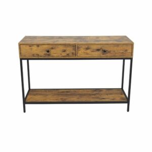 كونسول ألفريد - بني خشبي واسود