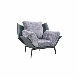 كرسي مفرد يوسنافي - رمادي