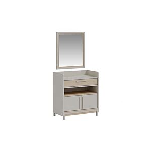 تسريحة مع مرآه خشبي كول