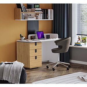 طاولة مكتب مع رف سولد