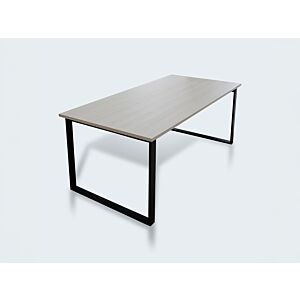 طاولة طعام ل 6 اشخاص تورينو - كريمي واسود