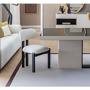 كرسي طعام بونتي أبيض