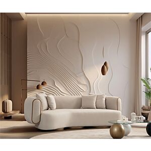 كنب رباعي سايستا - بيج وذهبي