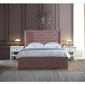  سرير مفرد ونص بونيكا 200 × 160 سم - زهري