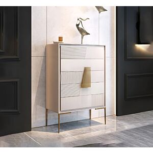 كونسول بلابي - اوف وايت وذهبي