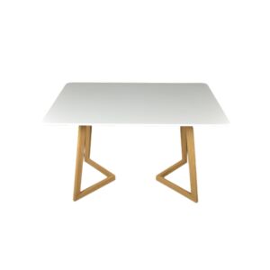 طاولة طعام بلانكو -أبيض وذهبي